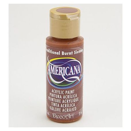 Akrilfesték matt 59ml - Traditional Burnt Sienna - DecoArt Americana® Acrylics (1 db)
