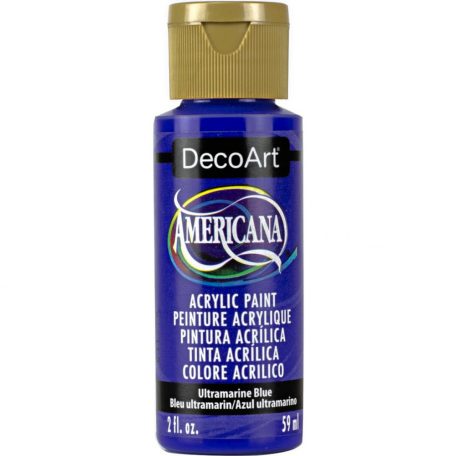Akrilfesték matt 59ml - Ultramarine Blue - DecoArt Americana® Acrylics (1 db)
