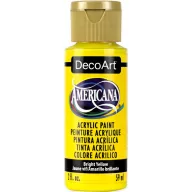   Akrilfesték matt 59ml - Bright Yellow - DecoArt Americana® Acrylics (1 db)
