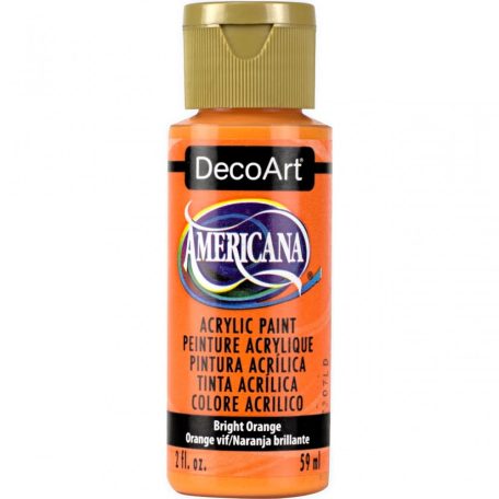 Akrilfesték matt 59ml - Bright Orange - DecoArt Americana® Acrylics (1 db)