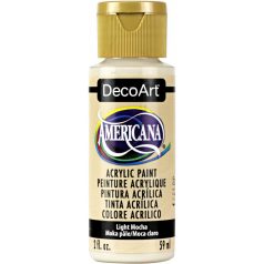   Akrilfesték matt 59ml - Light Mocha - DecoArt Americana® Acrylics (1 db)