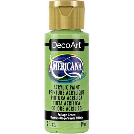 Akrilfesték matt 59ml - Foliage Green - DecoArt Americana® Acrylics (1 db)