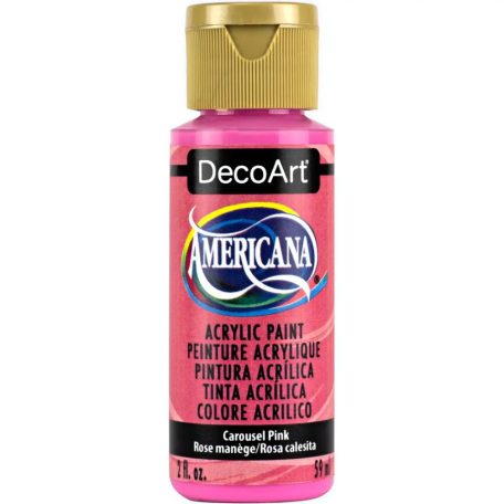 Akrilfesték matt 59ml - Carousel Pink - DecoArt Americana® Acrylics (1 db)