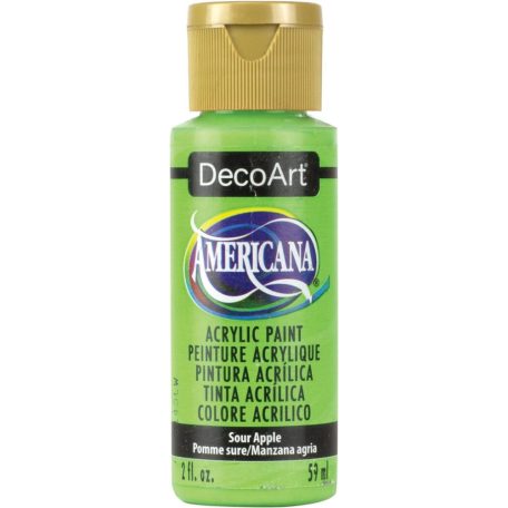 Akrilfesték matt 59ml - Sour Apple - DecoArt Americana® Acrylics (1 db)