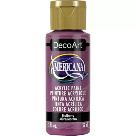 Akrilfesték matt 59ml - Mulberry - DecoArt Americana® Acrylics (1 db)