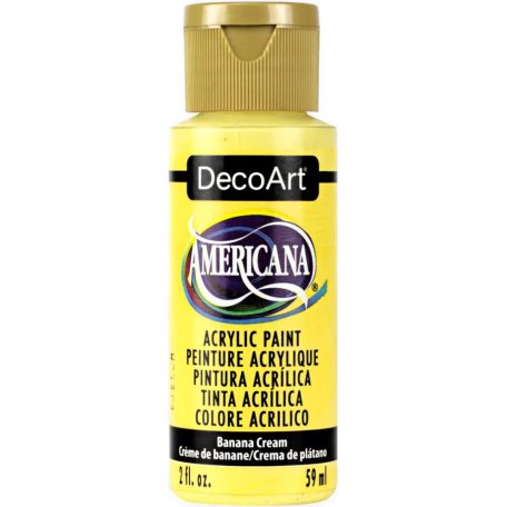 Akrilfesték matt 59ml - Banana Cream - DecoArt Americana® Acrylics (1 db)