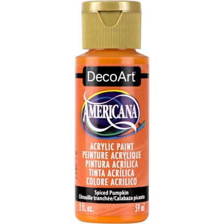 Akrilfesték matt 59ml - Spiced Pumpkin - DecoArt Americana® Acrylics (1 db)