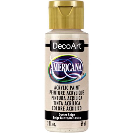 Akrilfesték matt 59ml - Oyster Beige - DecoArt Americana® Acrylics (1 db)
