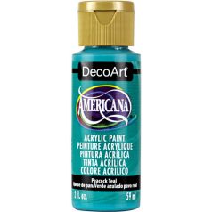   Akrilfesték matt 59ml - Peacock Teal - DecoArt Americana® Acrylics (1 db)