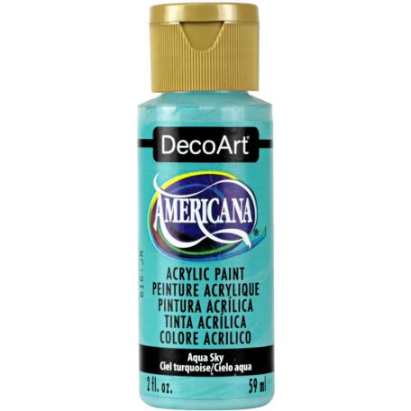 Akrilfesték matt 59ml - Aqua Sky - DecoArt Americana® Acrylics (1 db)