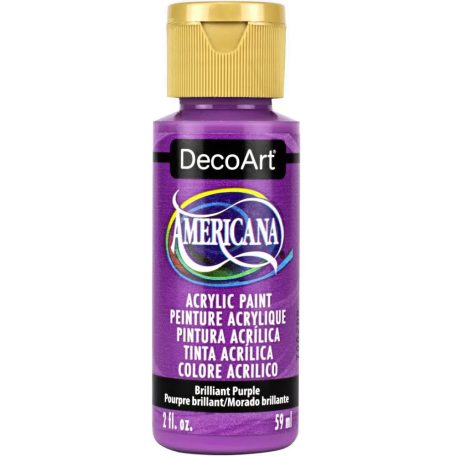 Akrilfesték matt 59ml - Brilliant Purple - DecoArt Americana® Acrylics (1 db)