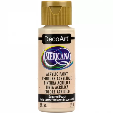 Akrilfesték matt 59ml - Sugared Peach - DecoArt Americana® Acrylics (1 db)