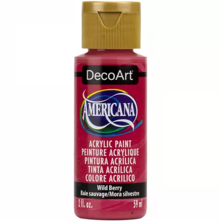 Akrilfesték matt 59ml - Wild Berry - DecoArt Americana® Acrylics (1 db)