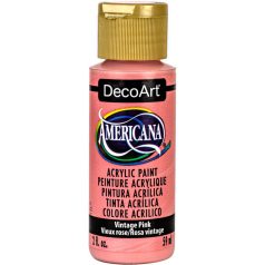   Akrilfesték matt 59ml - Vintage Pink - DecoArt Americana® Acrylics (1 db)
