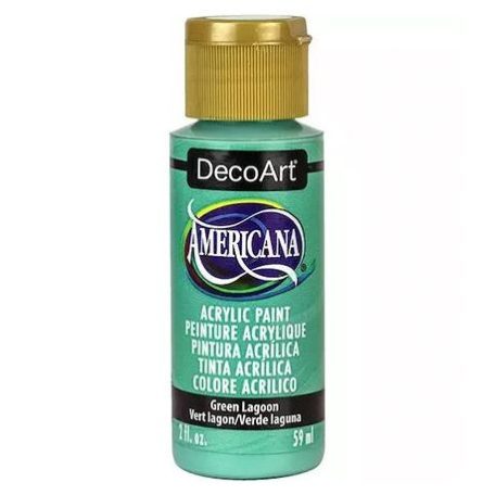 Akrilfesték matt 59ml - Green Lagoon - DecoArt Americana® Acrylics (1 db)