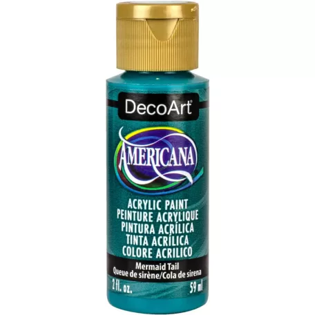 Akrilfesték matt 59ml - Mermaid Tail - DecoArt Americana® Acrylics (1 db)