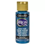   Akrilfesték matt 59ml - Tropical Blue - DecoArt Americana® Acrylics (1 db)