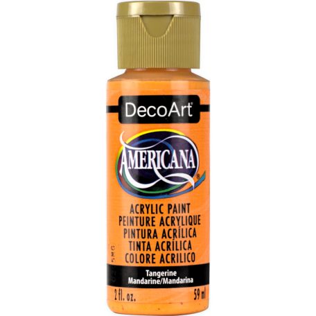 Akrilfesték matt 59ml - Tangerine (transparent) - DecoArt Americana® Acrylics (1 db)