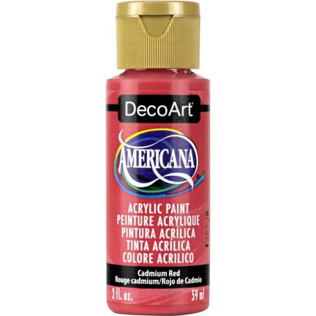 Akrilfesték matt 59ml - Cadmium Red - DecoArt Americana® Acrylics (1 db)