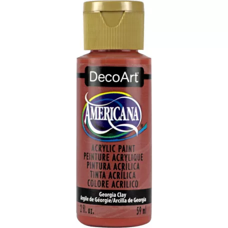 Akrilfesték matt 59ml - Georgia Clay - DecoArt Americana® Acrylics (1 db)