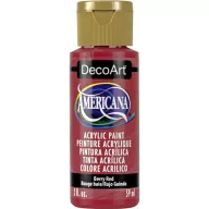  Akrilfesték matt 59ml - Berry Red (transparent) - DecoArt Americana® Acrylics (1 db)