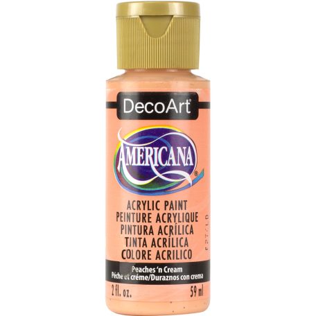 Akrilfesték matt 59ml - Peaches N Cream - DecoArt Americana® Acrylics (1 db)