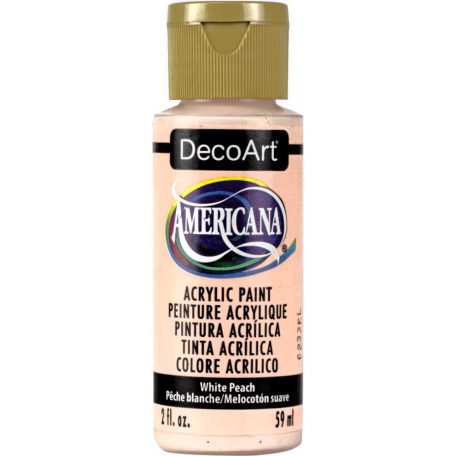 Akrilfesték matt 59ml - White Peach - DecoArt Americana® Acrylics (1 db)