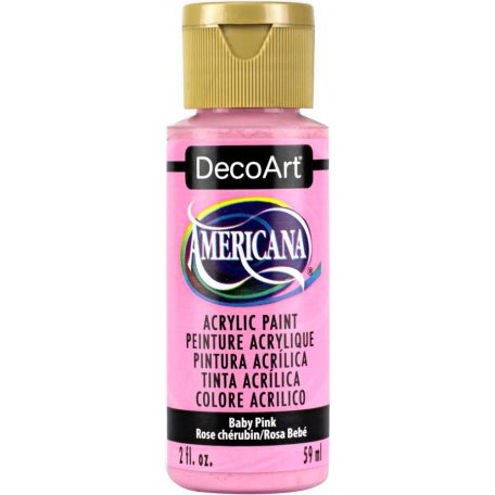 Akrilfesték matt 59ml - Baby Pink - DecoArt Americana® Acrylics (1 db)