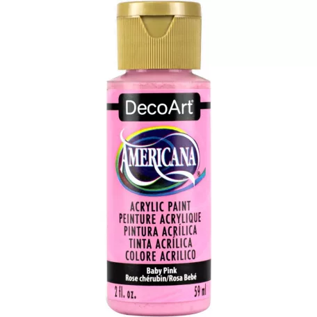 Akrilfesték matt 59ml - Baby Pink - DecoArt Americana® Acrylics (1 db)