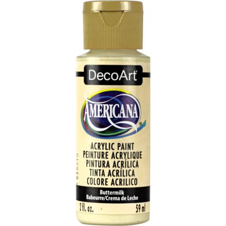 Akrilfesték matt 59ml - Buttermilk - DecoArt Americana® Acrylics (1 db)