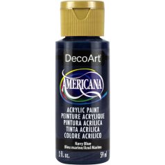   Akrilfesték matt 59ml - Navy Blue (transparent) - DecoArt Americana® Acrylics (1 db)