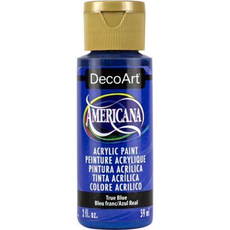 Akrilfesték matt 59ml - True Blue - DecoArt Americana® Acrylics (1 db)