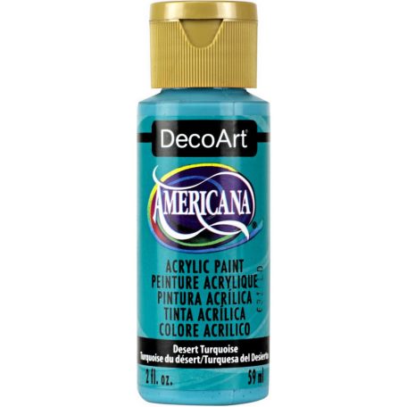 Akrilfesték matt 59ml - Desert Turquoise - DecoArt Americana® Acrylics (1 db)