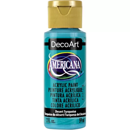 Akrilfesték matt 59ml - Desert Turquoise - DecoArt Americana® Acrylics (1 db)