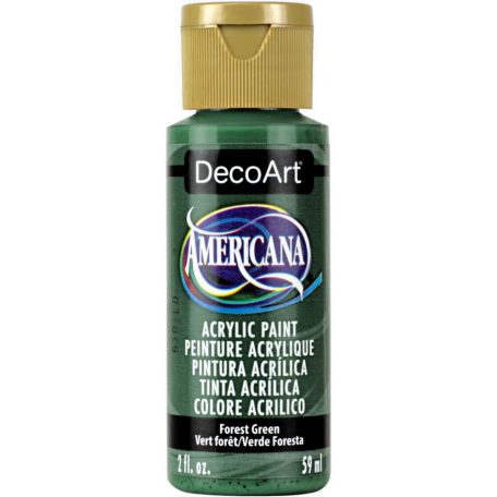 Akrilfesték matt 59ml - Forest Green - DecoArt Americana® Acrylics (1 db)