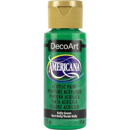 Akrilfesték matt 59ml - Kelly Green - DecoArt Americana® Acrylics (1 db)