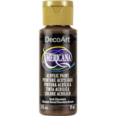   Akrilfesték matt 59ml - Dark Chocolate - DecoArt Americana® Acrylics (1 db)
