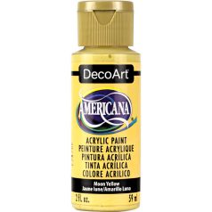   Akrilfesték matt 59ml - Moon Yellow - DecoArt Americana® Acrylics (1 db)