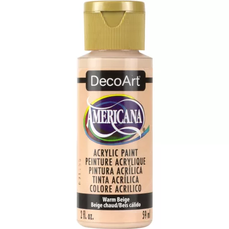 Akrilfesték matt 59ml - Warm Beige - DecoArt Americana® Acrylics (1 db)