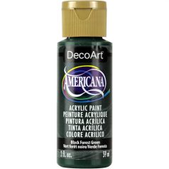   Akrilfesték matt 59ml - Black Forest Green - DecoArt Americana® Acrylics (1 db)