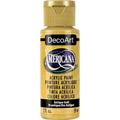   Akrilfesték matt 59ml - Antique Gold - DecoArt Americana® Acrylics (1 db)