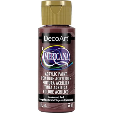 Akrilfesték matt 59ml - Rookwood Red - DecoArt Americana® Acrylics (1 db)