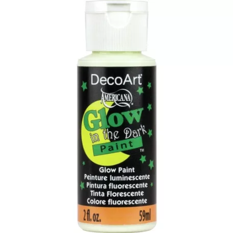 Sötétben világító festék 59ml, Glow-in-the-dark Paint / DecoArt Glow Paint -  (1 db)