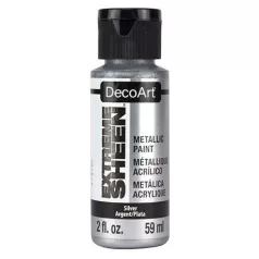   Akril festék - metál 59ml, Silver / DecoArt Extreme Sheen® (1 db)