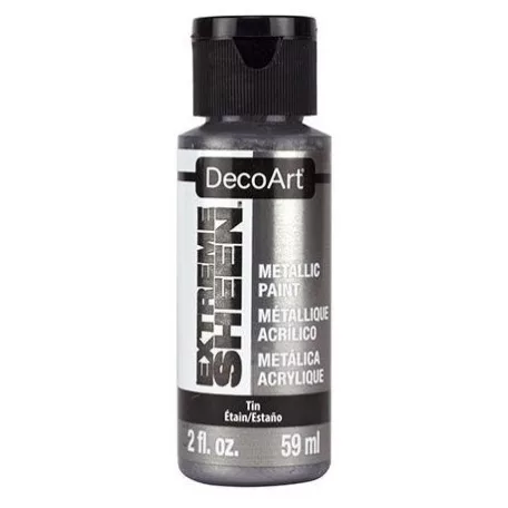 Akril festék - metál 59ml, Tin / DecoArt Extreme Sheen® (1 db)