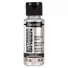   Akril festék - metál 59ml, Sterling Silver / DecoArt Extreme Sheen® (1 db)