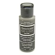   Akrilfesték - selyemfényű 59ml - Steel Grey - DecoArt Americana® Multi-Surface Satin (1 db)