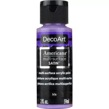 Akrilfesték - selyemfényű 59ml - Iris - DecoArt Americana® Multi-Surface Satin (1 db)