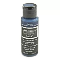   Akrilfesték - selyemfényű 59ml - Night Sky - DecoArt Americana® Multi-Surface Satin (1 db)