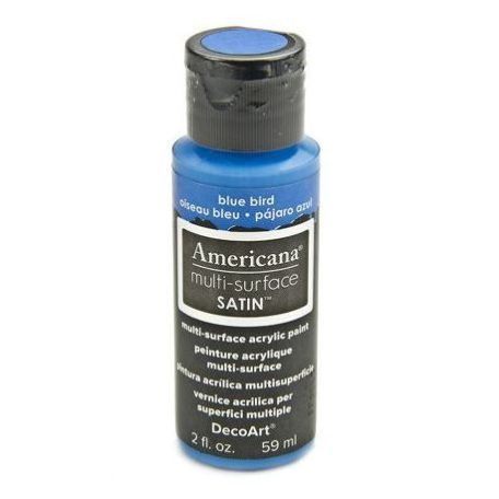 Akrilfesték - selyemfényű 59ml - Blue Bird - DecoArt Americana® Multi-Surface Satin (1 db)